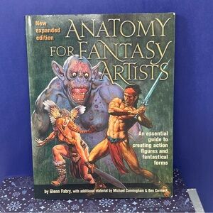 Anatomy for Fantasy Artists Guide Book Glenn Fabry